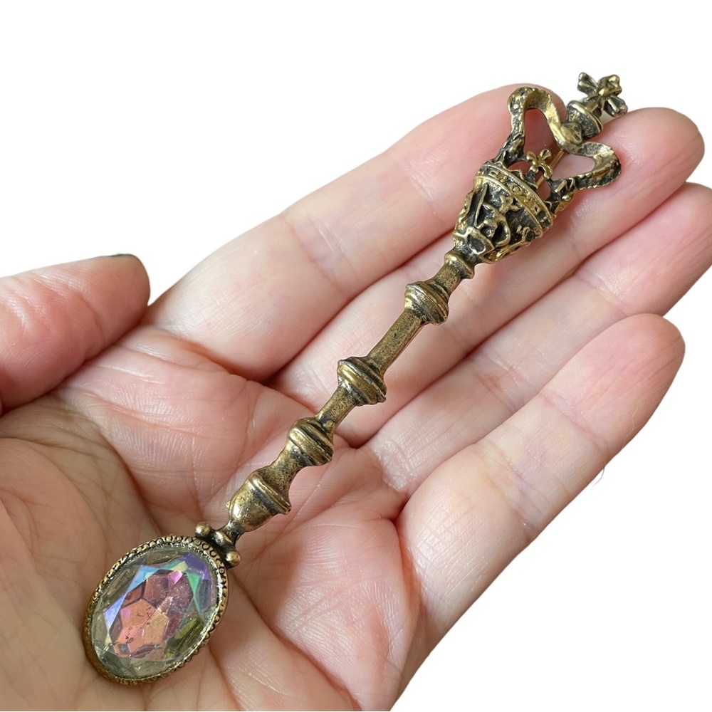 Vintage Scepter Brooch/ Pin
